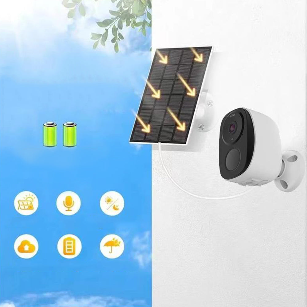 Outdoor Solar Rechargeable Wireless Security Camera