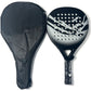 Carbon Fiber Paddle Tennis Racket with EVA Core and Carry Bag for Beach or Court