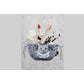 Cute Cat Makeup Bag with Drawstring Closure
