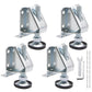 4-Pack Heavy Duty Adjustable Furniture Leveling Feet with Lock Nuts