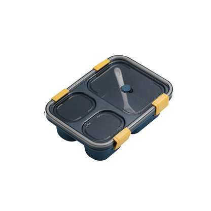 Portable Microwaveable Lunch Box Bento Box-3-Compartment