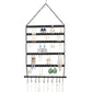 6 Layer Wall Mounted Earring Organizer for Studs Hoops Dangle Earrings and Necklaces