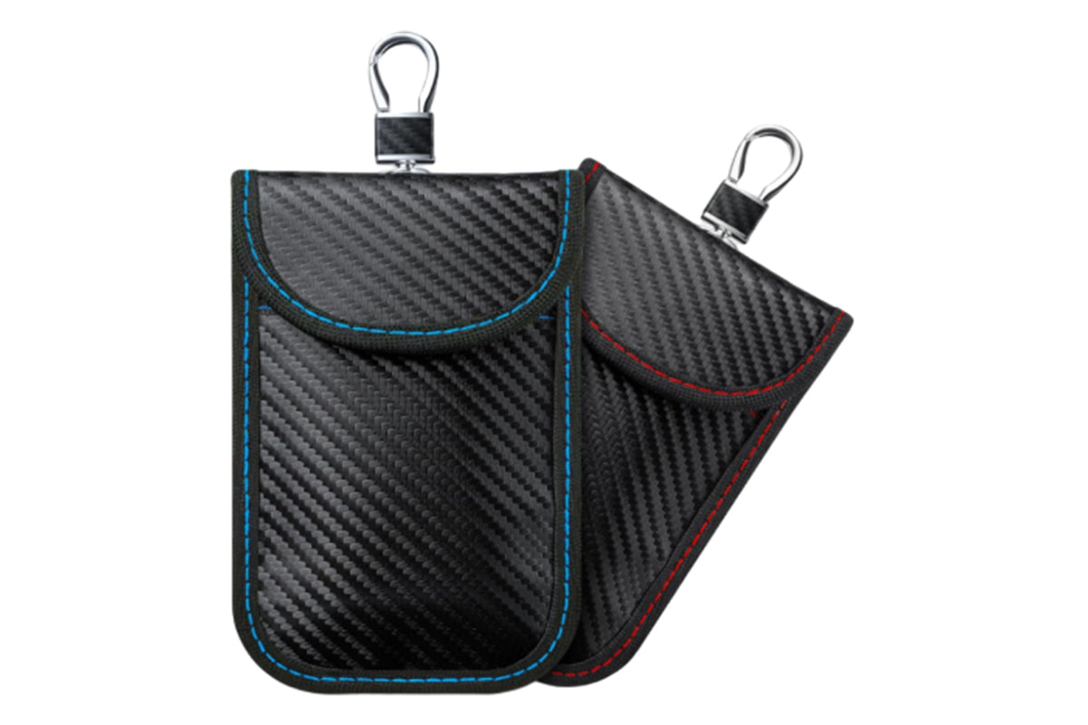 2Pcs RFID Blocking Faraday Bags Key Fob Protector Pouches