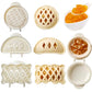 3Pcs Mini Pie Molds Dough Presser for Handmade Cookies and Pies