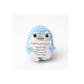 2Pcs Cute Knitted Penguin Doll with Positive Cards for Lovers