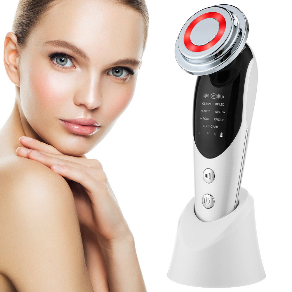 7-in-1 Multifunctional Facial Massager with EMS Microcurrent and Light Therapy