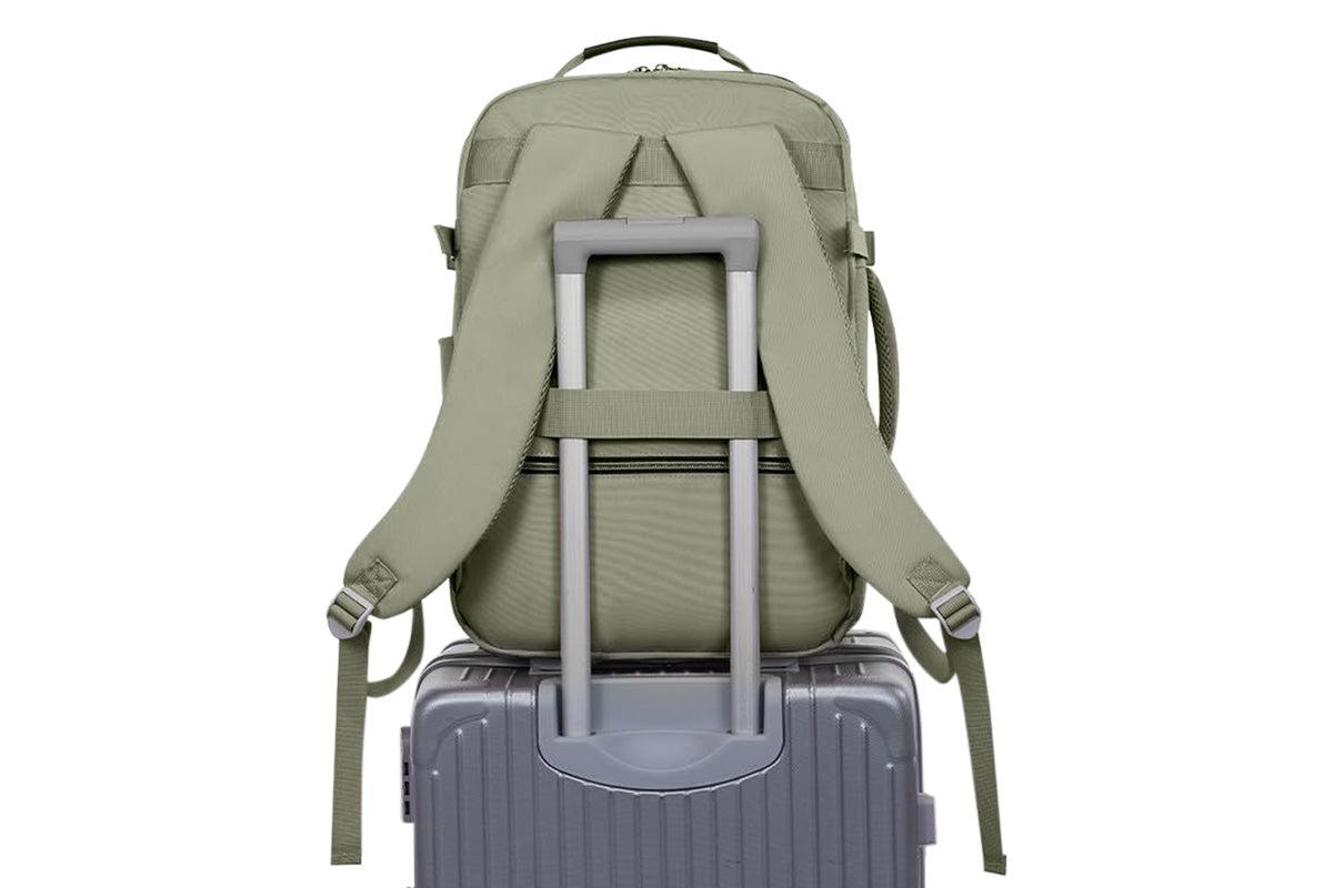 4-Piece Travel Backpack Set Weekender Essentials Backpack for Airplane Travel