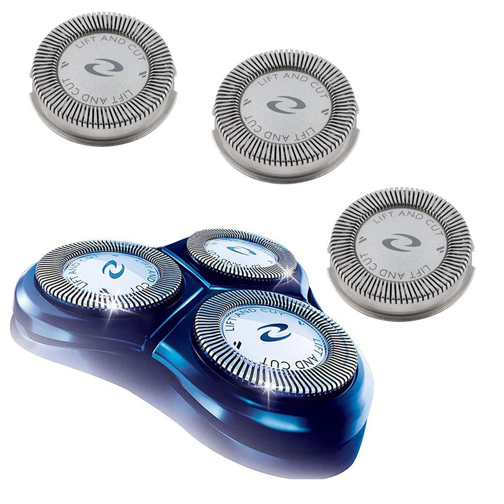 3 Pcs Replacement Shaver Head Blades Compatible With Philips HQ56 Series