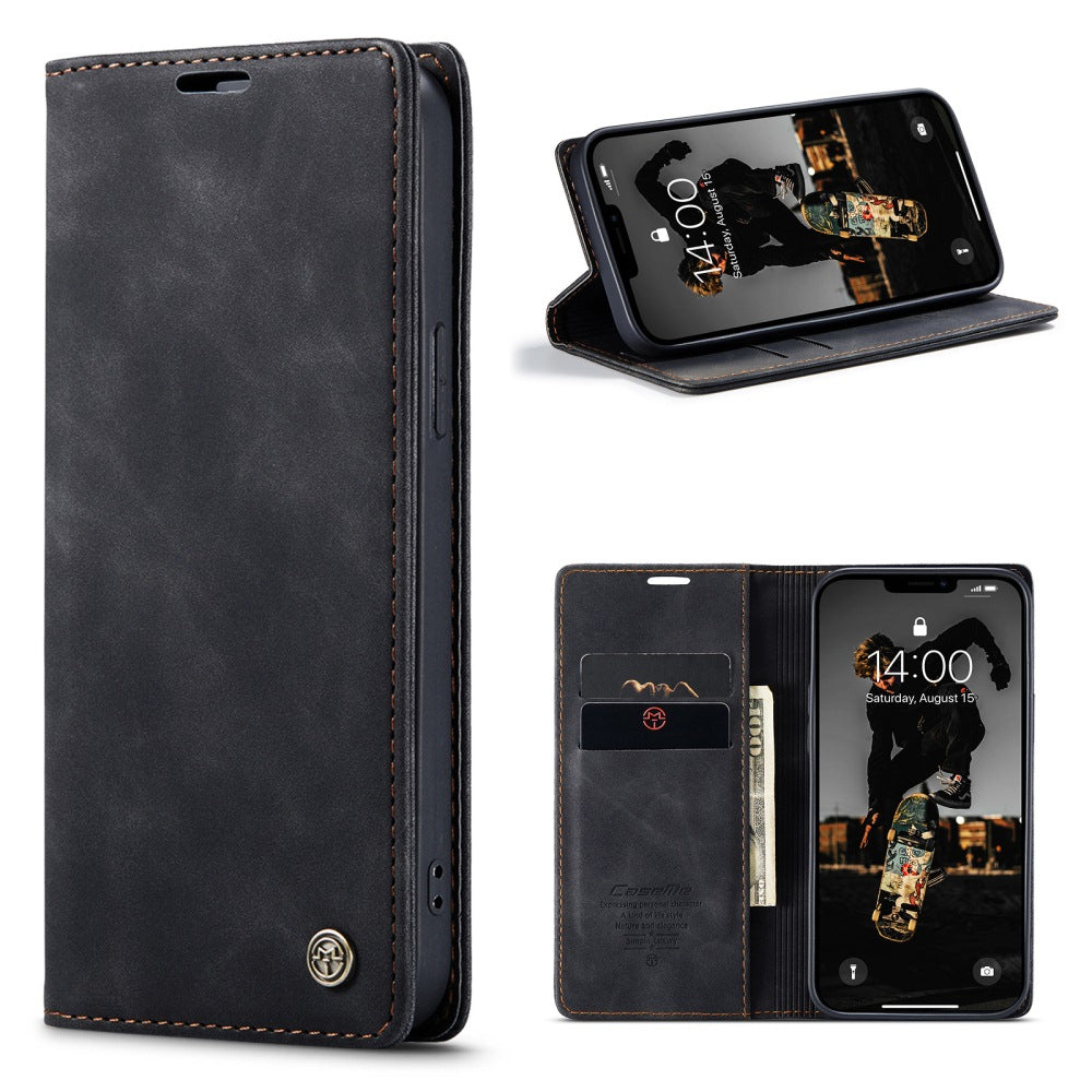 For iPhone 17 Series Wallet Case PU Leather Cover with Card Slots