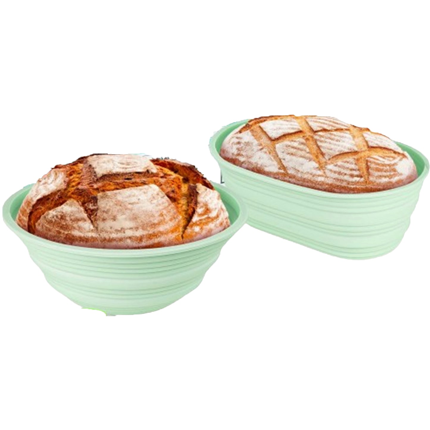 2Pcs Silicone Bread Baking Supplies Dough Proofing Bowl