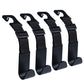 4Pcs Vehicle Headrest Hook Adjustable Multi Functional Cargo Hook for Most Cars