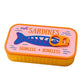Small 3D Printed Sardine Shape Necklace and Earring Storage Box