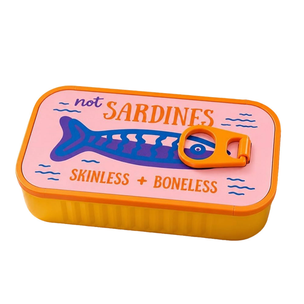 Small 3D Printed Sardine Shape Necklace and Earring Storage Box