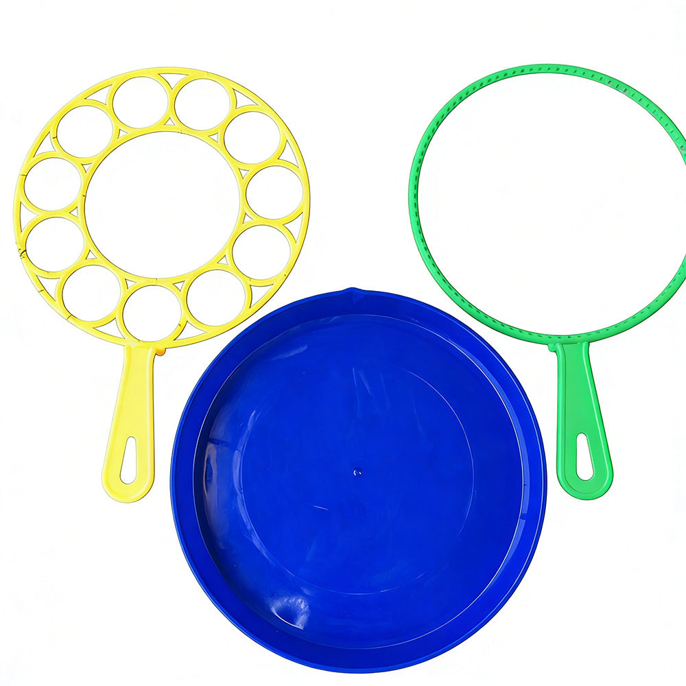 Big Bubble Wands Set Giant Magic Bubble Kit Wand Blower Maker With Tray