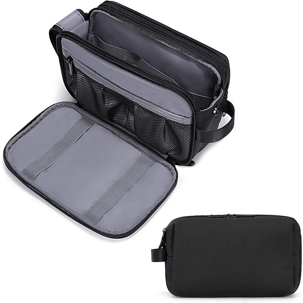 Travel Toiletry Organizer Bag Water-resistant Shaving Bag for Toiletries Accessories
