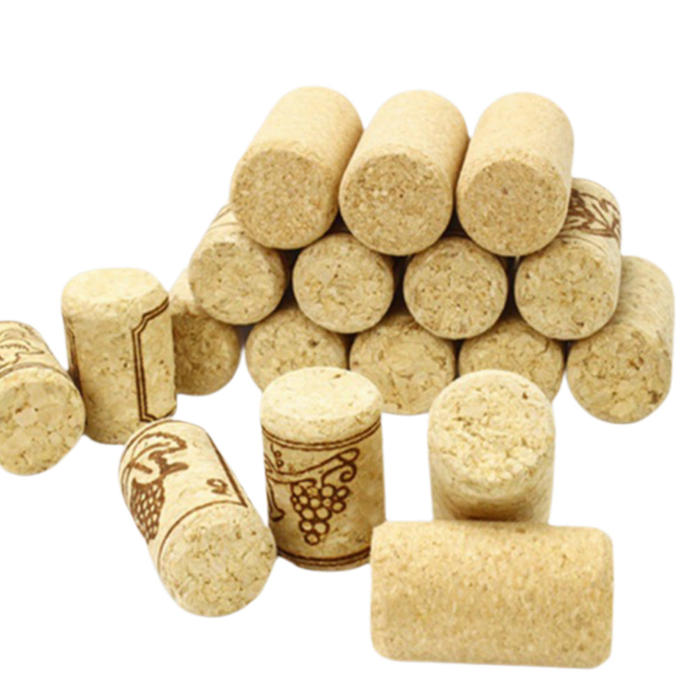 30Pcs Wine Corks Premium Straight Cork Wine Stopper for Wine Making Art Projects
