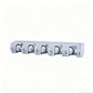 Wall Mount Mop Broom Holder Hanging Broom Organizer 6 Hooks and 5 Wide Grips