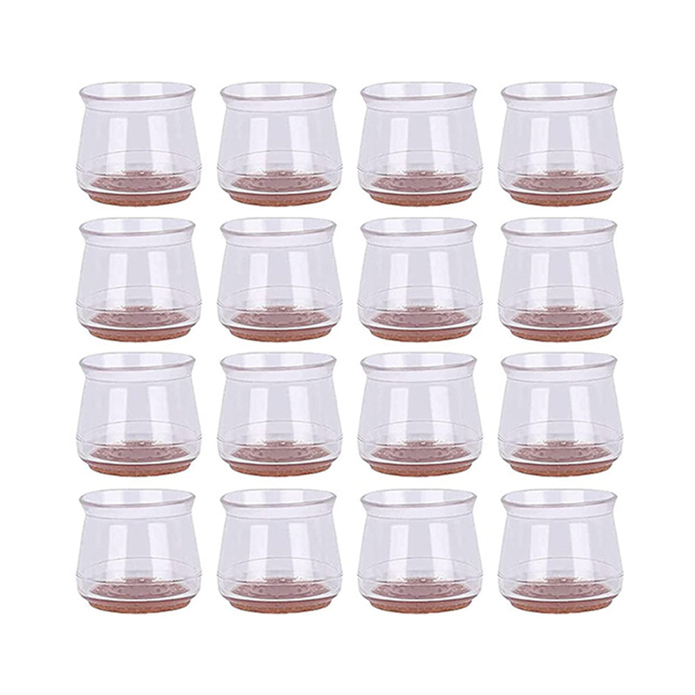 16Pcs Silicon Chair Leg Floor Protectors Stool Leg Covers