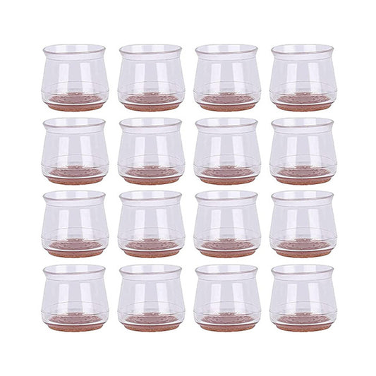 16Pcs Silicon Chair Leg Floor Protectors Stool Leg Covers