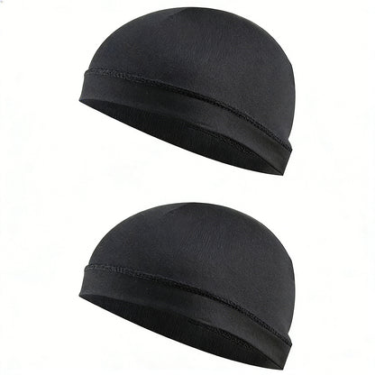 Summer Cycling Cap 2 Pack Sweat-Wicking Sun Hat for Men Women
