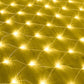 Outdoor Christmas Net Lights LED String Lights for Holiday Wedding Party Garden Decoration-Warm White