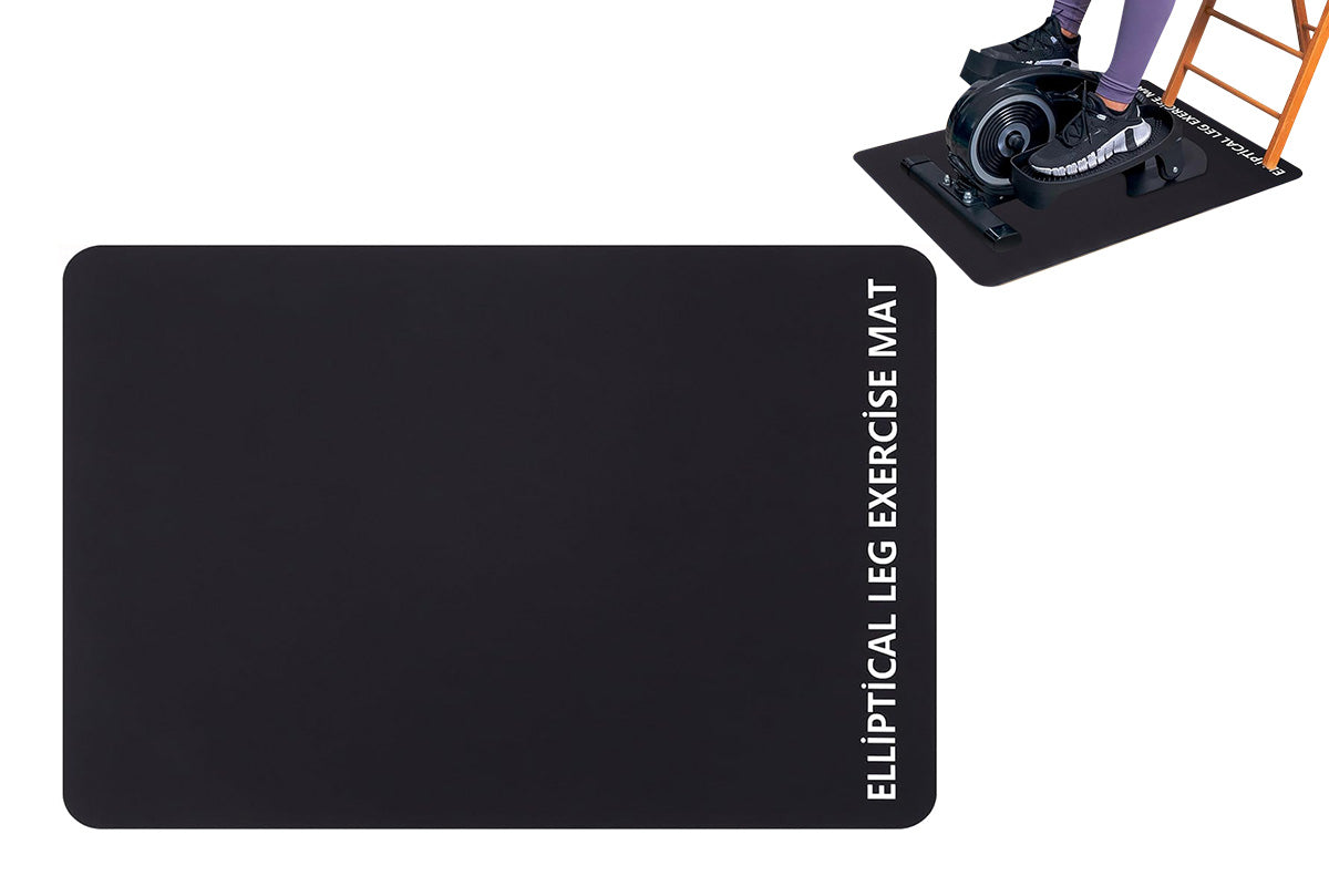 Non Slip Ellipse Leg Exerciser Workout Mat Under Desk Elliptical Exercise Mat for Seated Pedal Machines