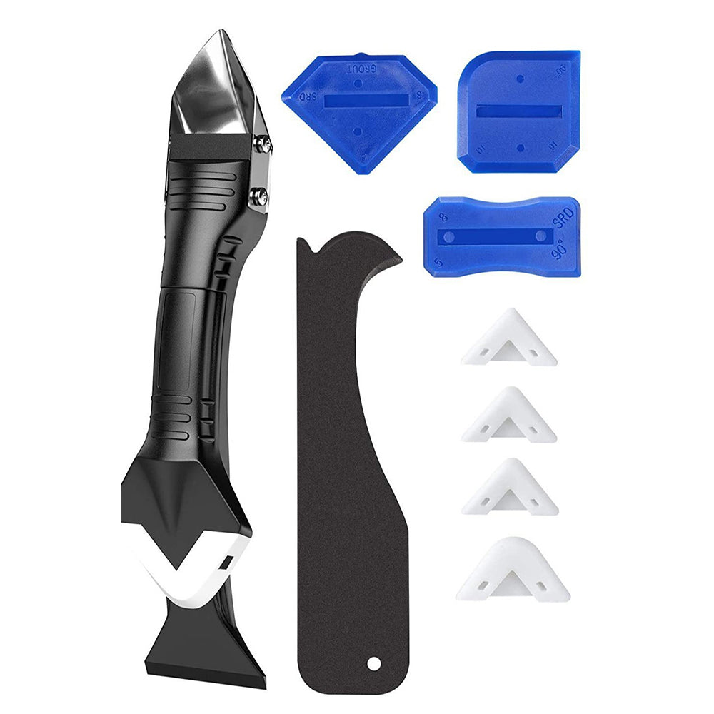 3-in-1 Caulking Tool Kit Sealant Finishing Tool Caulk Removal Hand Tool