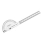 Stainless Steel Angle Protractor 0-180 Degree Gauge for Woodworking DIY Measuring Tool