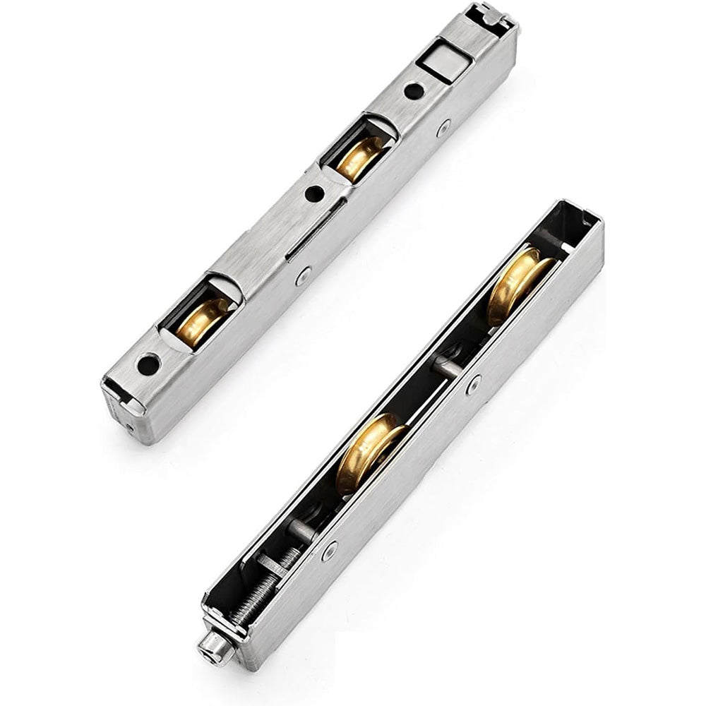 2 PCS Stainless Steel Sliding Door Roller Durable Bottom Guide Wheel for Glass Door