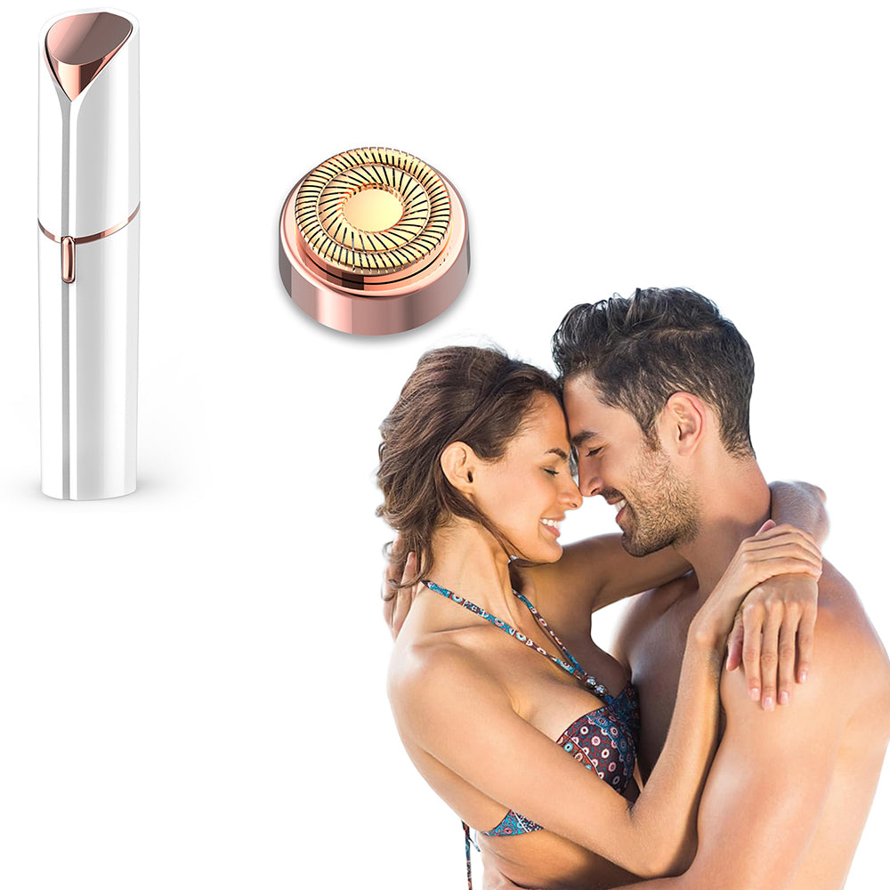 Rechargeable Womens Facial Hair Remover USB Face Shaver for Lip Chin Cheek