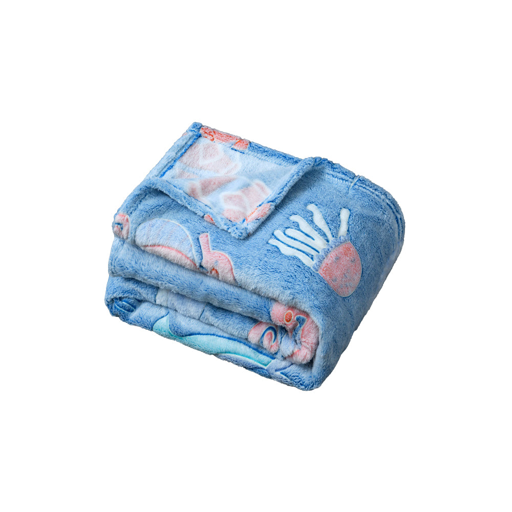 Glow in The Dark Throw Blanket Marine Life Luminous Blanket