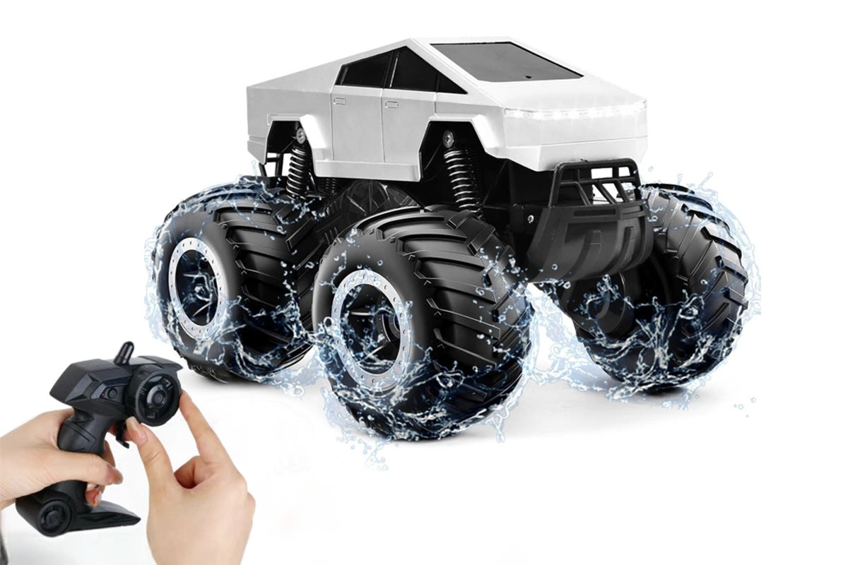 2.4 GHz Amphibious Remote Control Car 4WD All Terrain Off Road Pickup Truck Toy