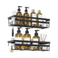 2Pcs Bathroom Shower Organizer Rack Storage Shelf Basket