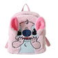 Stitch Inspired Furry Plush Backpack