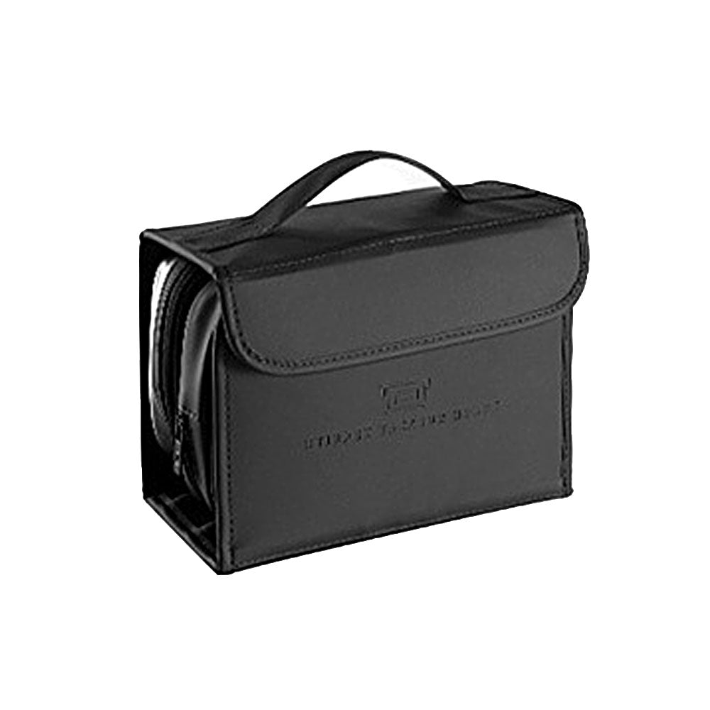 PU Leather Water-resistant Toiletry Bag Travel Bag Hanging Travel Organizer