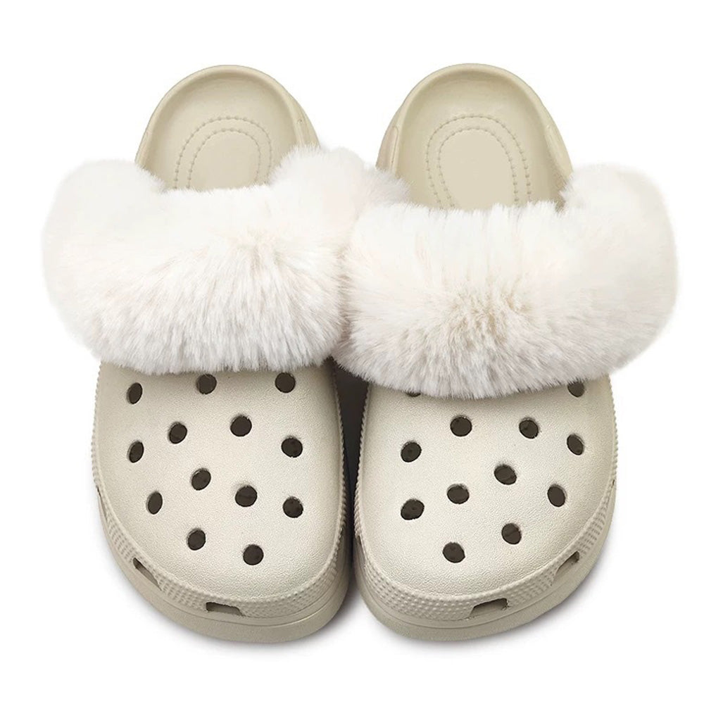 Fleeced Liner Inserts for Crocs Warm Fuzzy Replacement Insoles for Winter