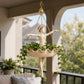 Resin Ballerina Hanging Planter Pot Hanging Flower Basket Home Decoration