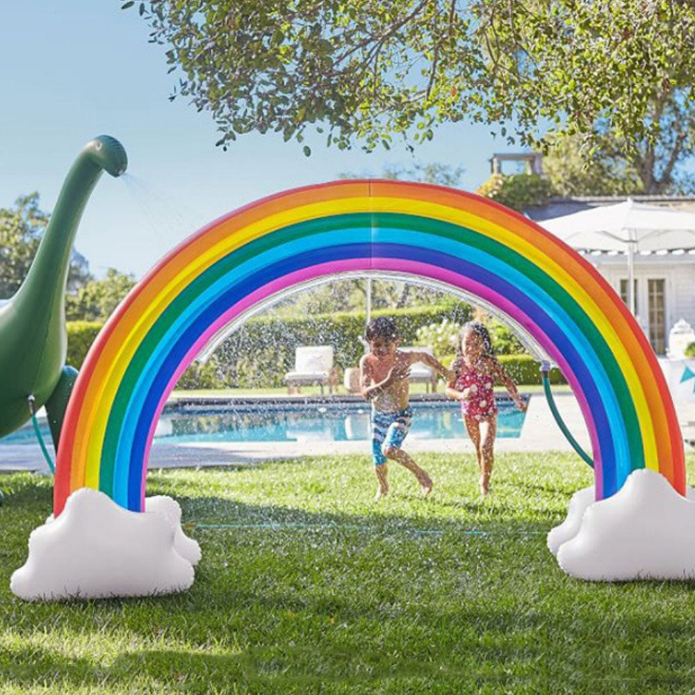 Inflatable Rainbow Sprinkler Extra Large Outdoor Water Toy