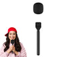 For DJI Handheld Mic Adapter with Cold Shoe Mount for Wireless Interview Handle Stick