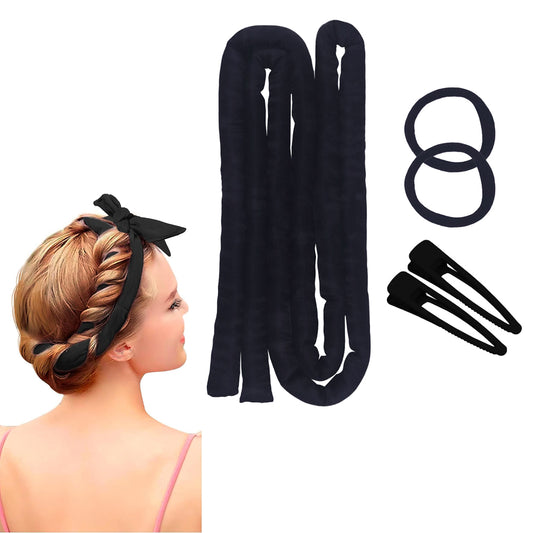 1.6 Meters Heatless Small Curling Rod Headband