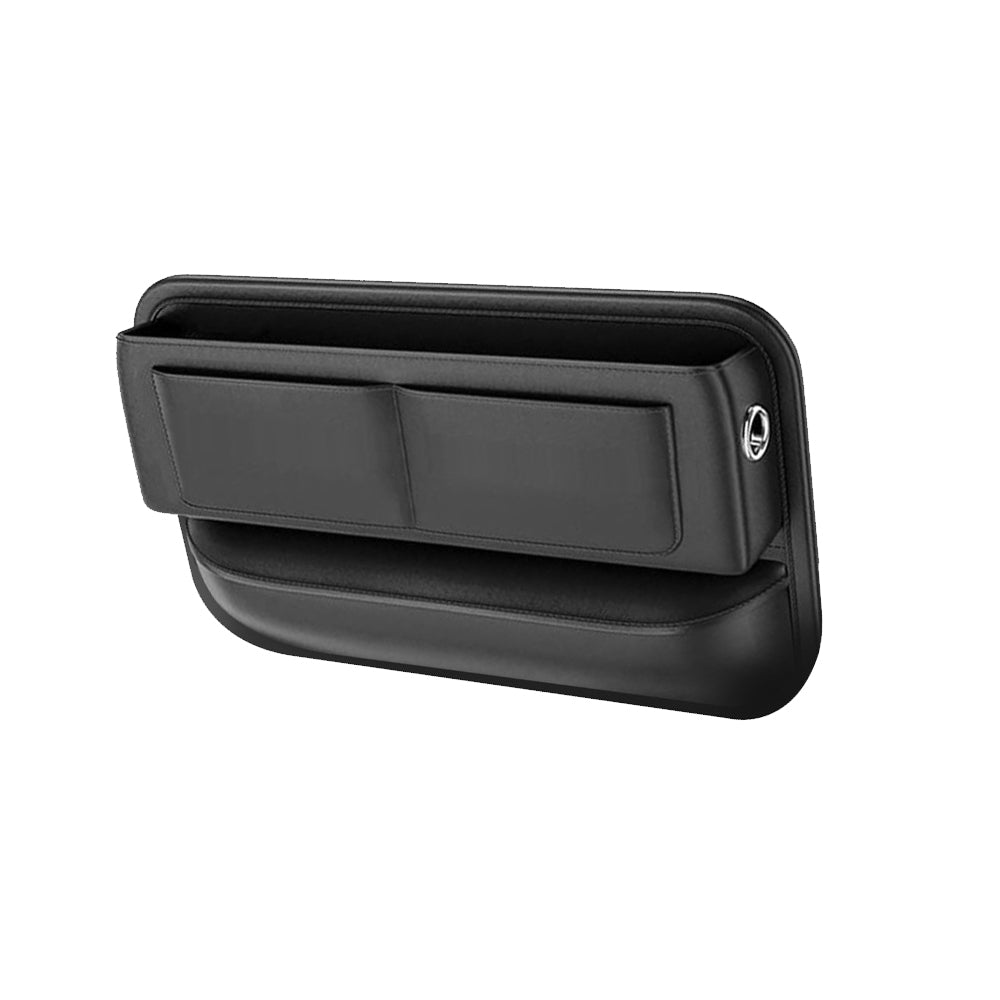 Car Seat Gap Filler Leather Phone Holder Side Organizer