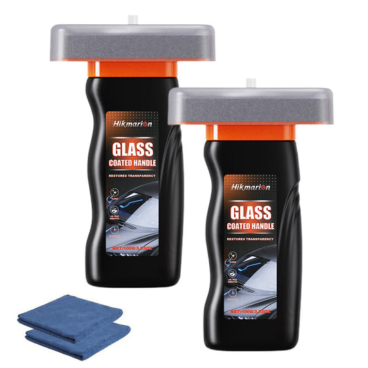 2PCS Handheld Glass Oil-Film Remover Emulsion Cleaner Glass Cleaning Board