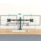 Dual Monitor Arm Mount Desk Stand For 13-27Inch Screen TV Max 9KG