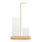 Figure Eight Glass Incense Holder Burner with Ash Catcher for Meditation Decor