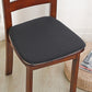 2Pcs Hoof-Shape Non-Slip Chair Cushion With Ties
