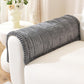 Sofa Armrest Cover Winter Thick Flannel Armchair Pad