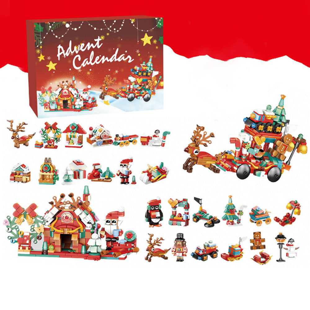 Advent Calendar Christmas Building Block 24 Days Countdown Surprise Box