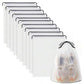 Clear Shoe Bags for Travel Waterproof Dustproof Drawstring Shoe Bags for Packing