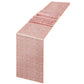 High Density Sequin Table Runner for Weddings Parties and Holidays-Rose Gold
