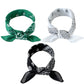 3 Pack Vintage Paisley Bandanas for Head Neck Wrist and Hair